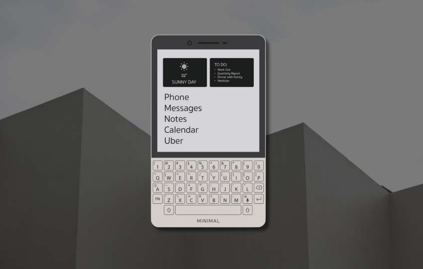 The Minimal Phone: il primo smartphohe E-Ink con tastiera QWERTY