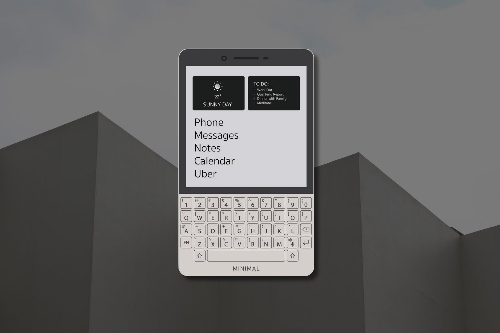 The Minimal Phone: il primo smartphohe E-Ink con tastiera QWERTY