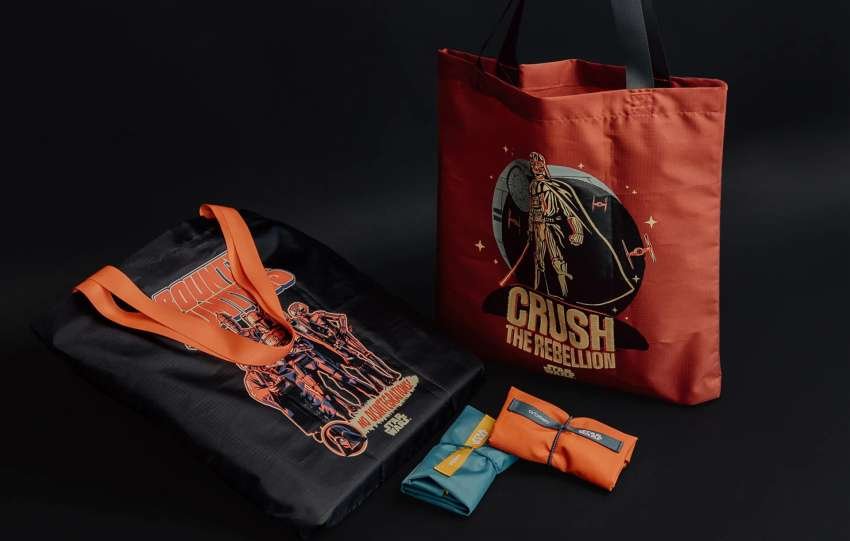 Colori audaci per le Tote Bag pieghevoli di Orbitkey a tema Star Wars