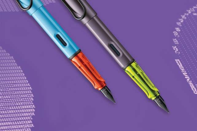 LAMY AL-star 2025 nei colori azzurro "denim" e melanzana "aubergine"
