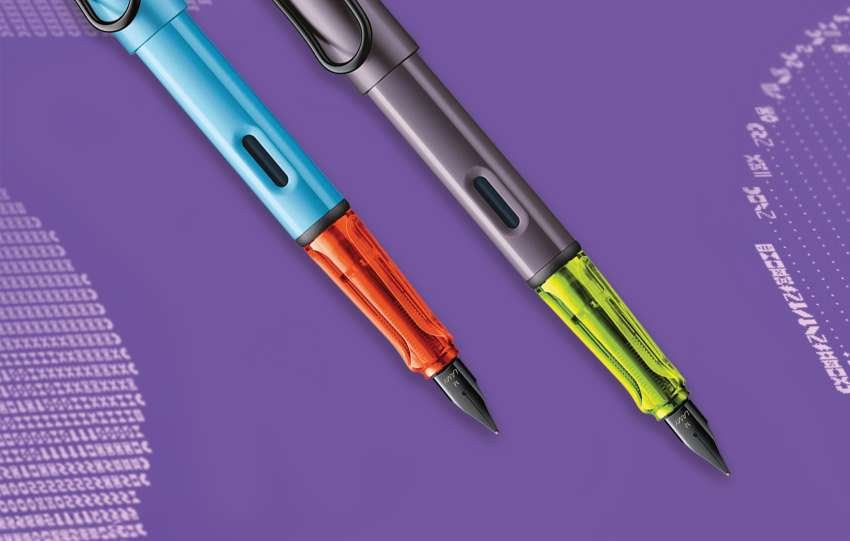 LAMY AL-star 2025 nei colori azzurro "denim" e melanzana "aubergine"