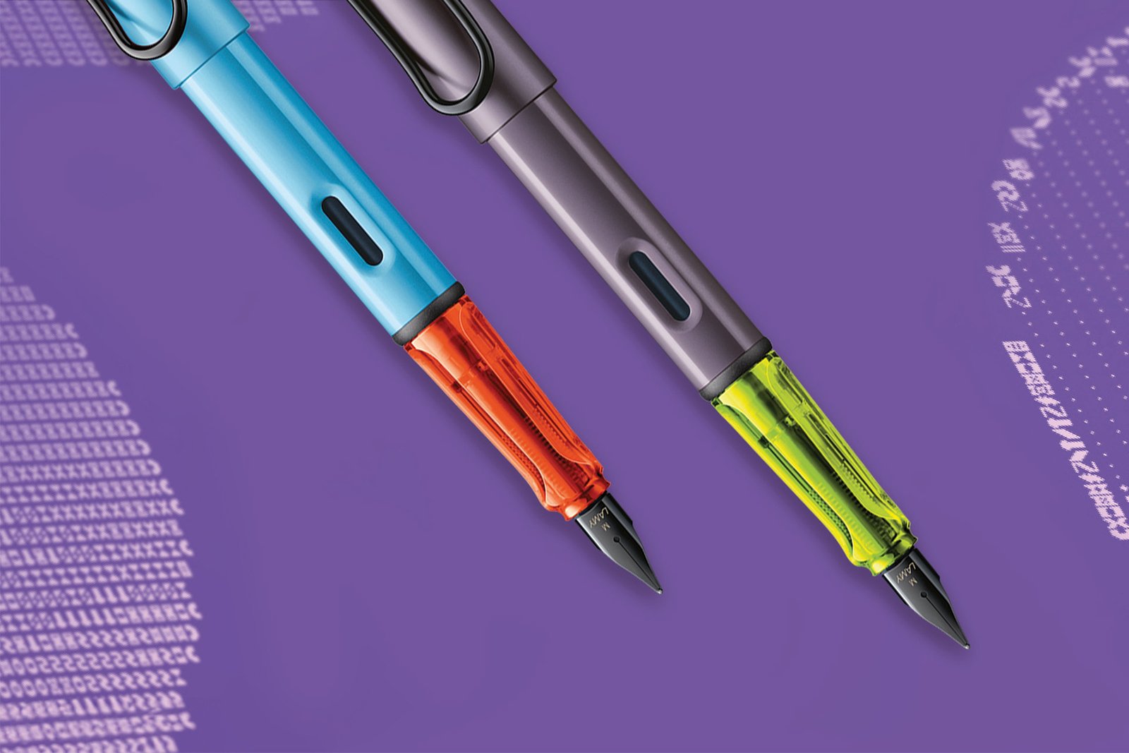 LAMY AL-star 2025 nei colori azzurro "denim" e melanzana "aubergine"